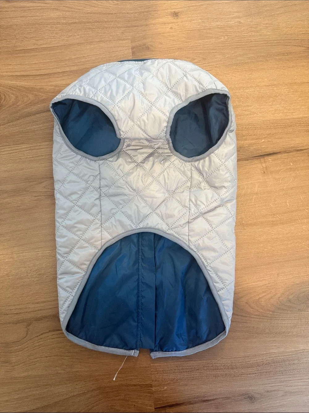Reddy quilted bomber dog vest xl primaloft grey